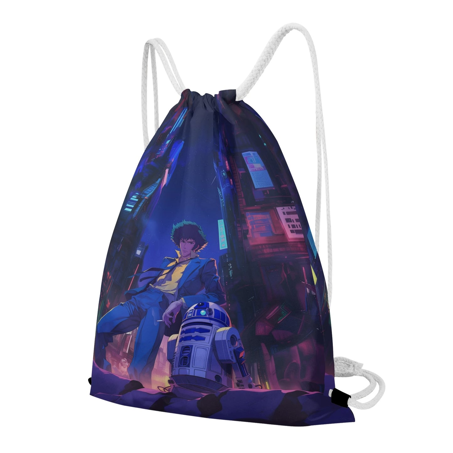 Spike & R2D2 Drawstring Bag