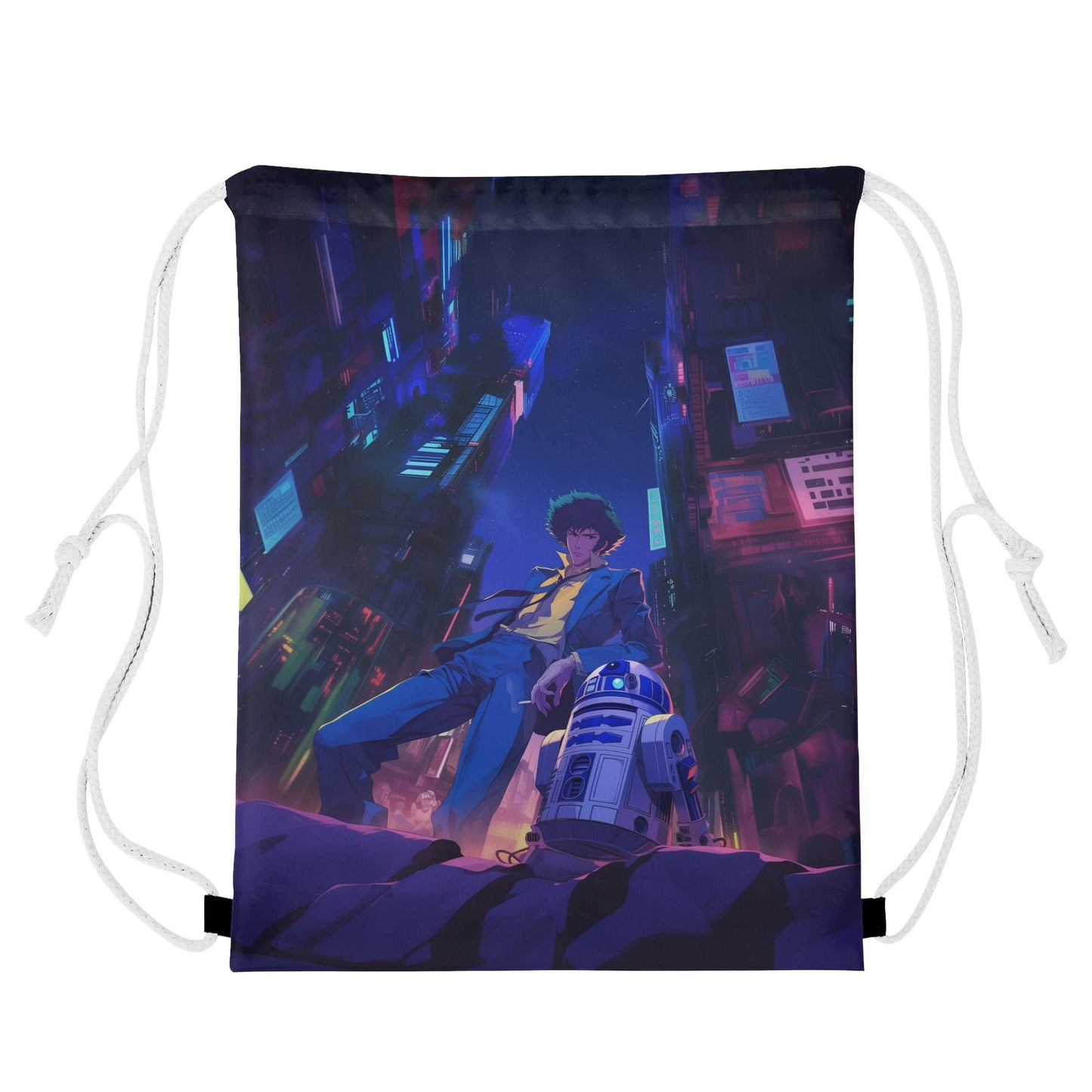 Spike & R2D2 Drawstring Bag