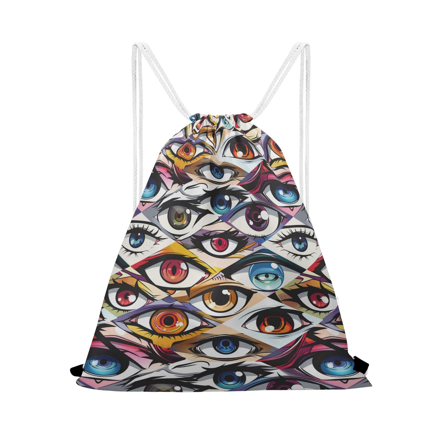 Anime Eyes Drawstring Bag