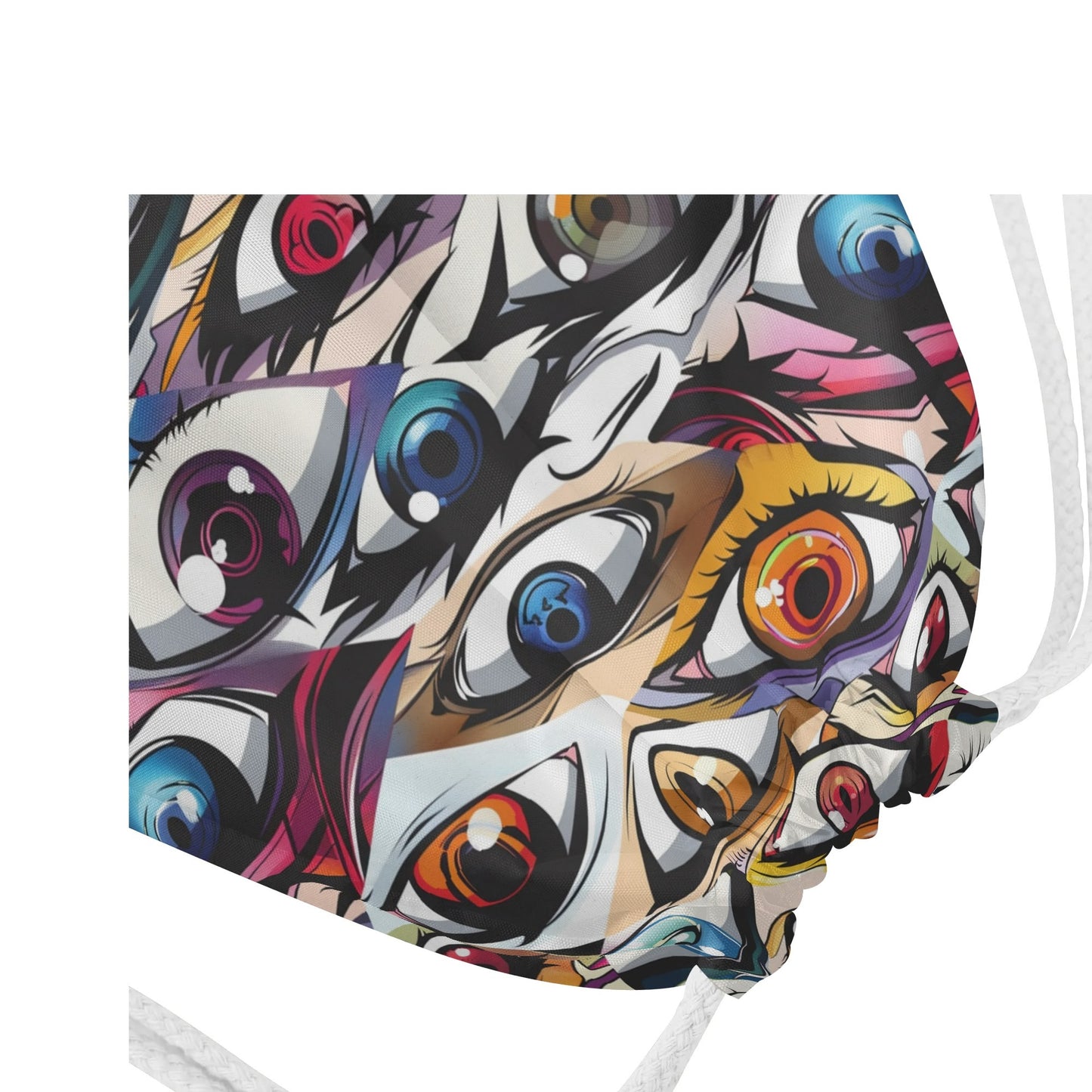 Anime Eyes Drawstring Bag