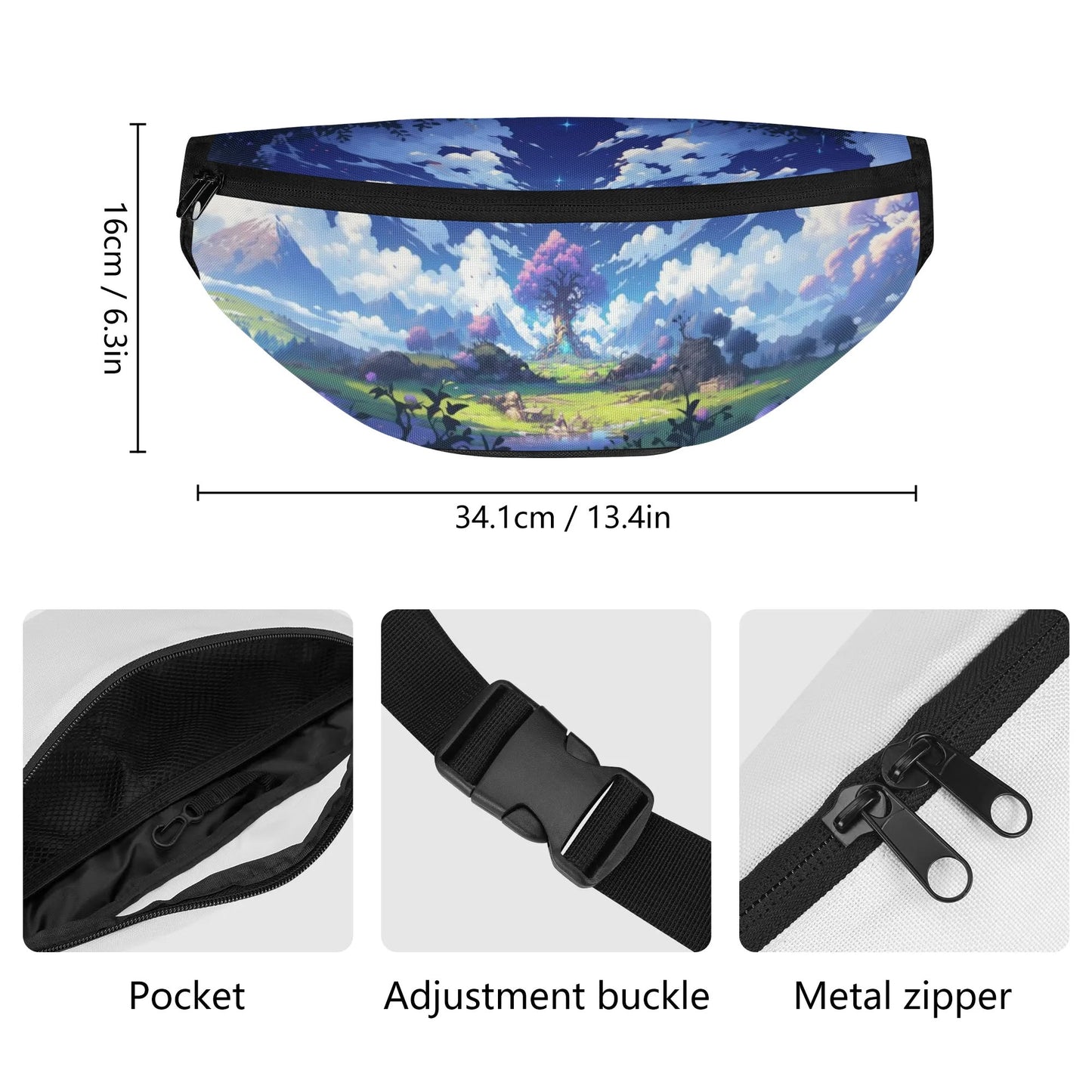 Fantasy Scene Fanny Pack