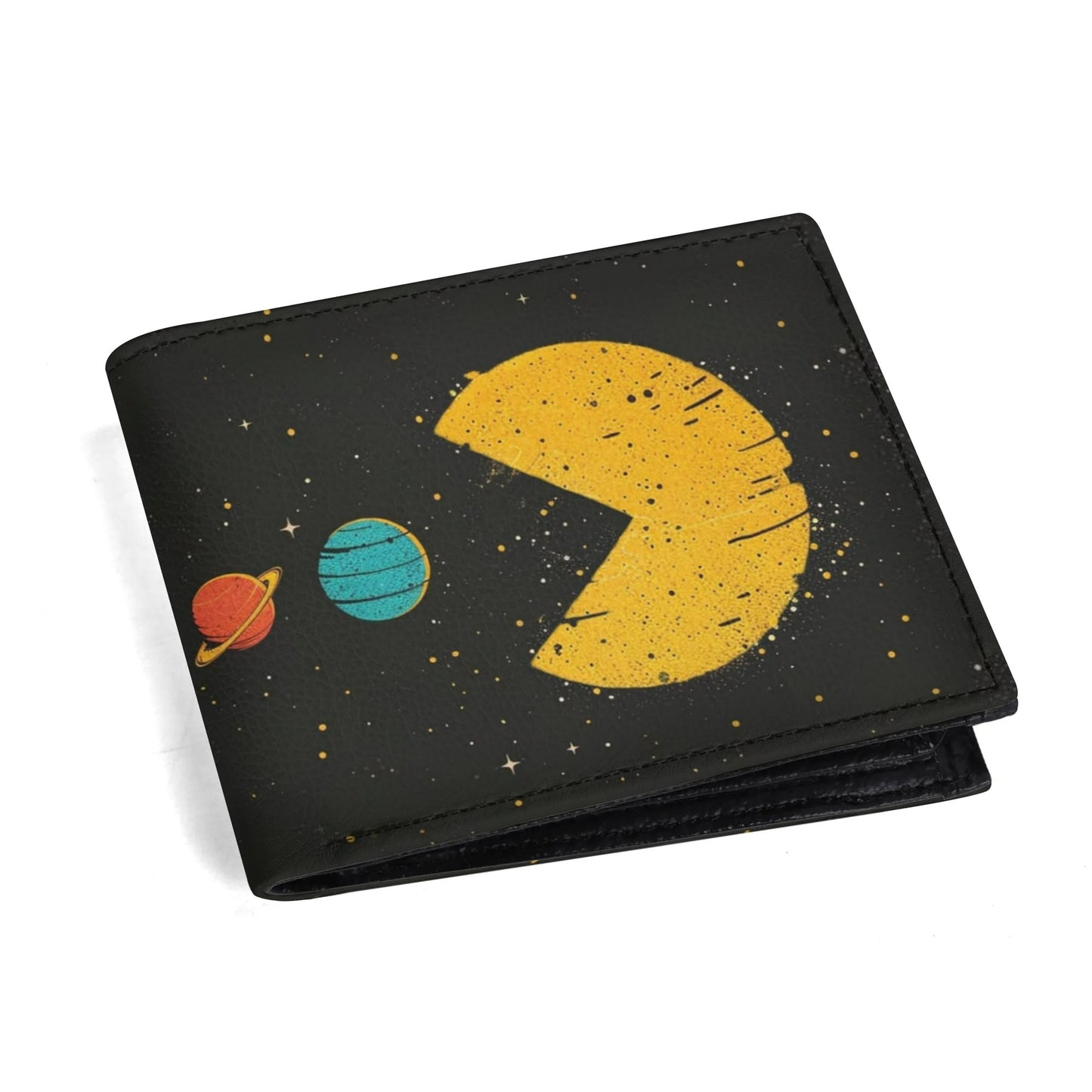 Pac Man Planets PU Leather Wallet