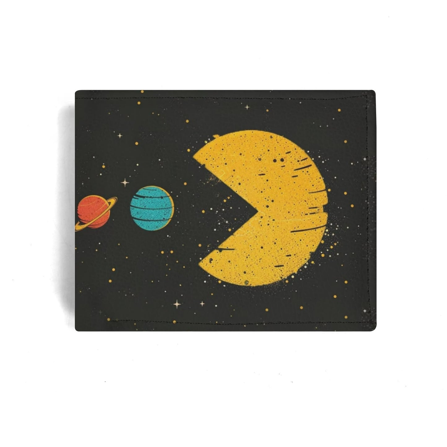 Pac Man Planets PU Leather Wallet