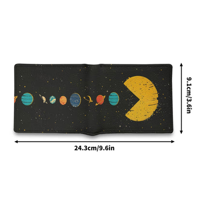 Pac Man Planets PU Leather Wallet