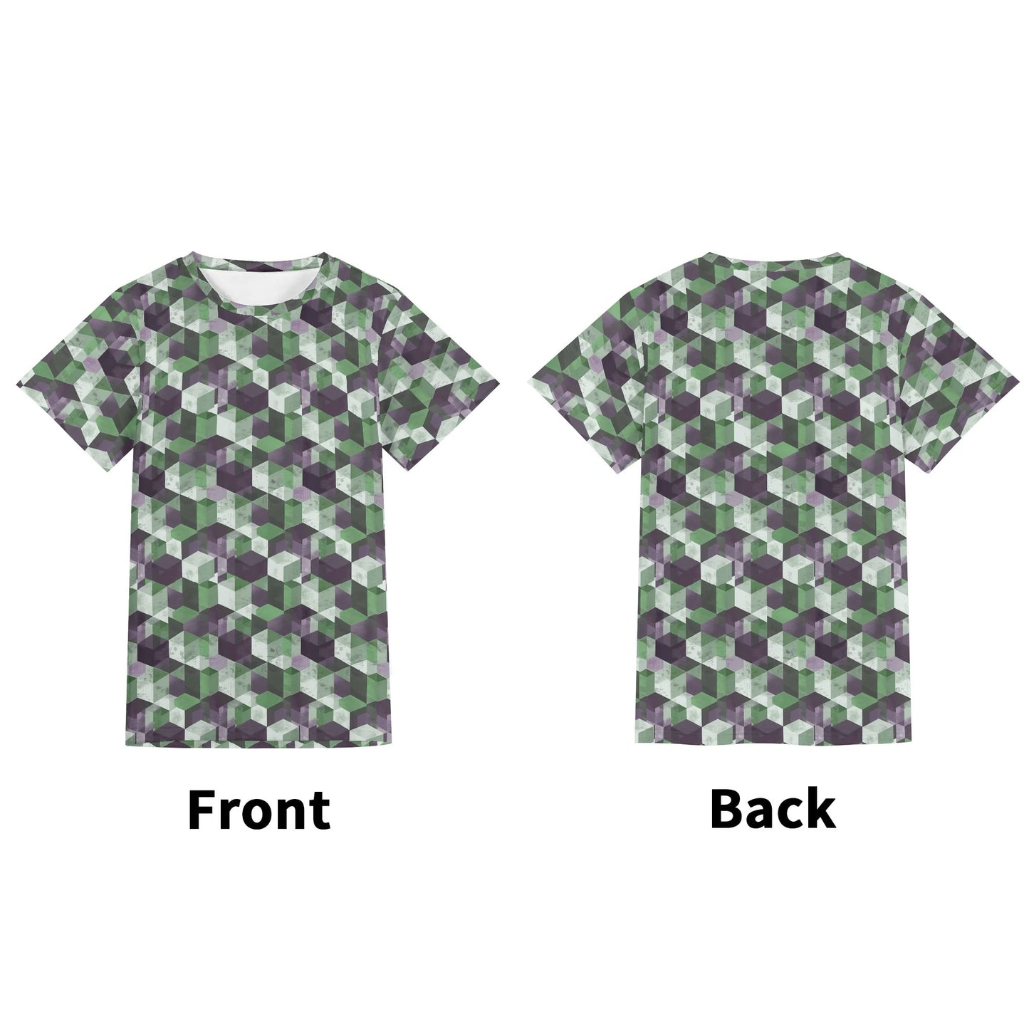 Cubist Terrain Short Sleeve T-Shirt