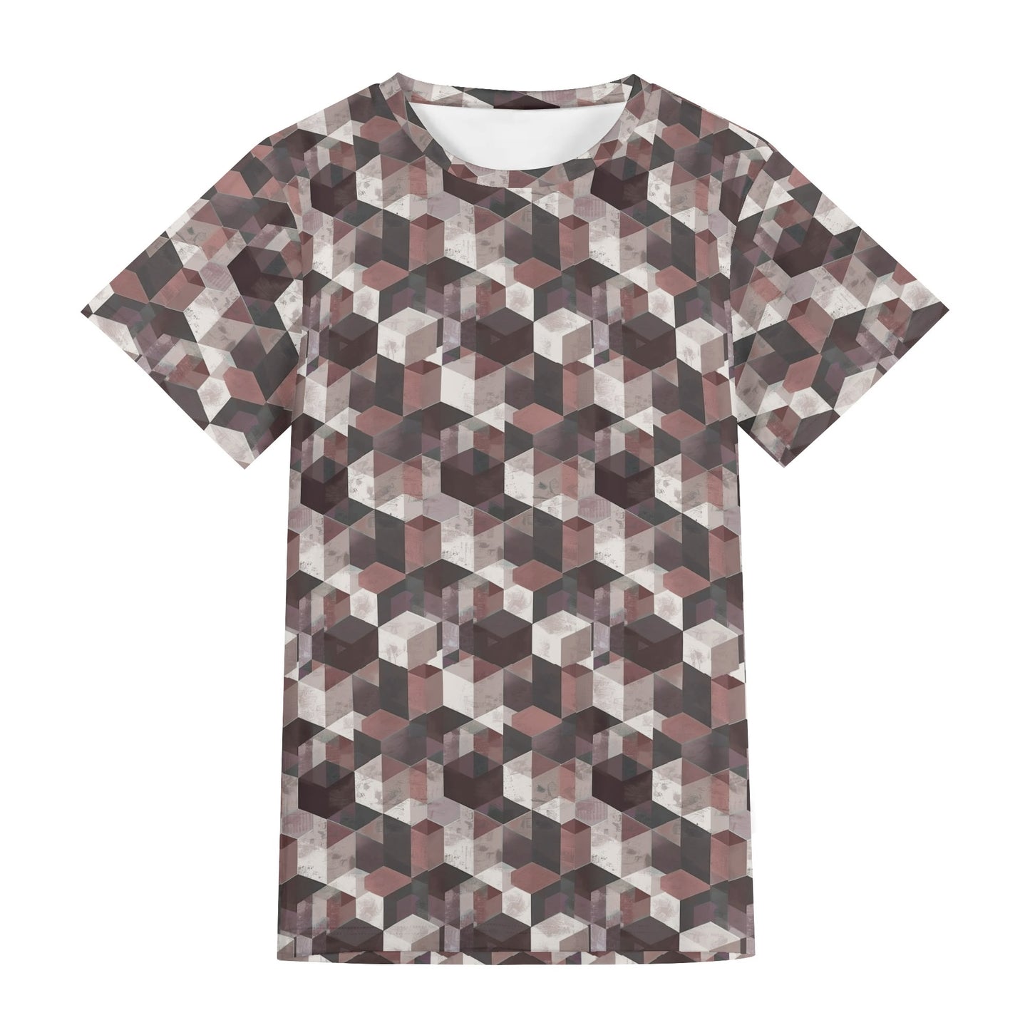 Cubist Terrain Short Sleeve T-Shirt