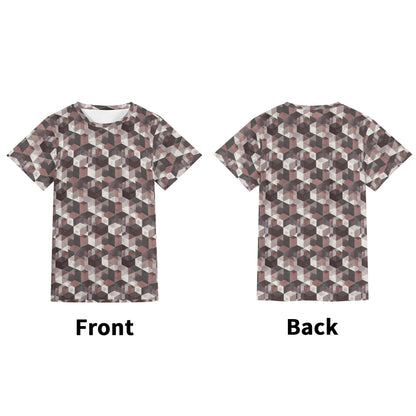 Cubist Terrain Short Sleeve T-Shirt