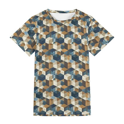 Cubist Terrain Short Sleeve T-Shirt