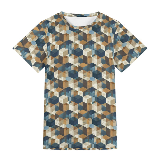 Cubist Terrain Short Sleeve T-Shirt