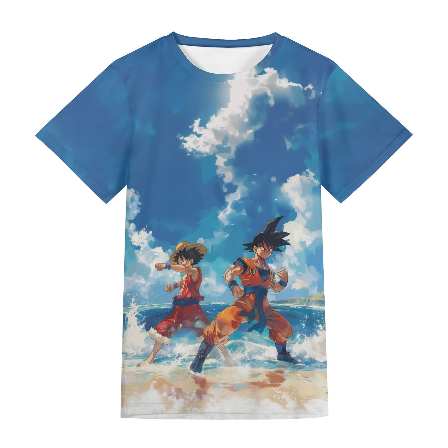 Goku & Luffy Team-Up Graphic T-Shirt