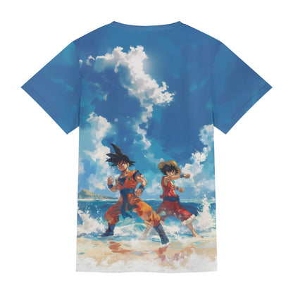 Goku & Luffy Team-Up Graphic T-Shirt