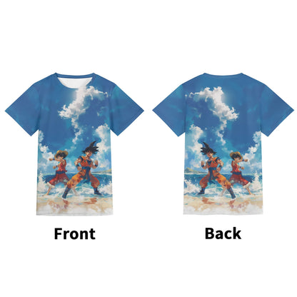 Goku & Luffy Team-Up Graphic T-Shirt