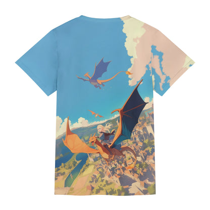 Daenerys & Charizard Graphic T-Shirt