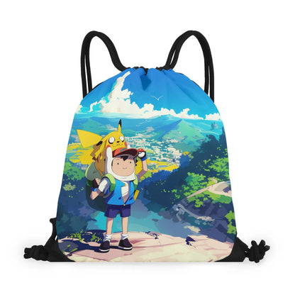 Pokéventure Time Drawstring Bag