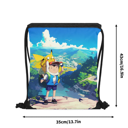 Pokéventure Time Drawstring Bag