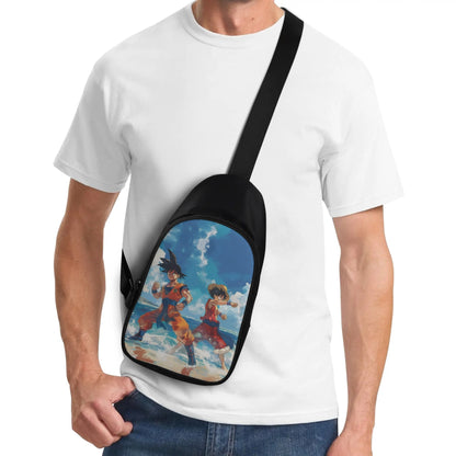 Goku & Luffy Chest Bag