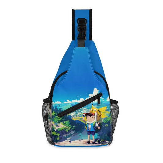 Pokéventure Time Chest Crossbody Bag with Adjustable Strap