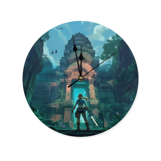 Zelda Tomb Raider Wall Clock (10-16 Inch)