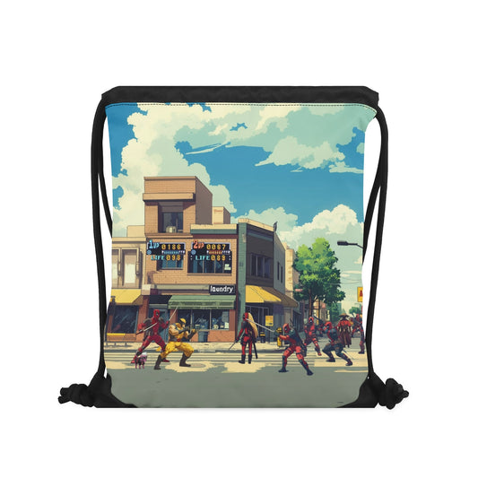 Mutant Mayhem Showdown Drawstring Bag