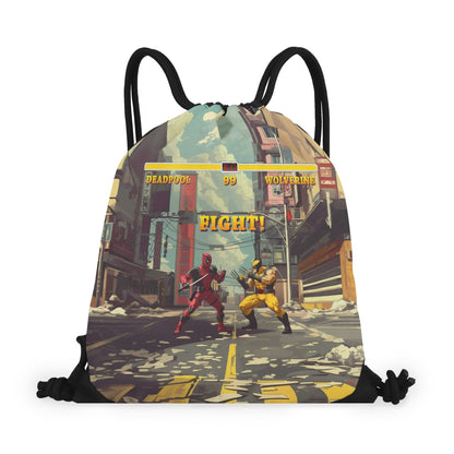 Arcade Clash: Regeneration Rumble Drawstring Bag