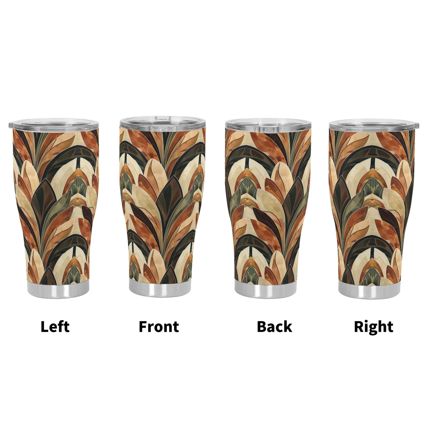 Autumnal Flora Stainless Steel Tumbler 30oz