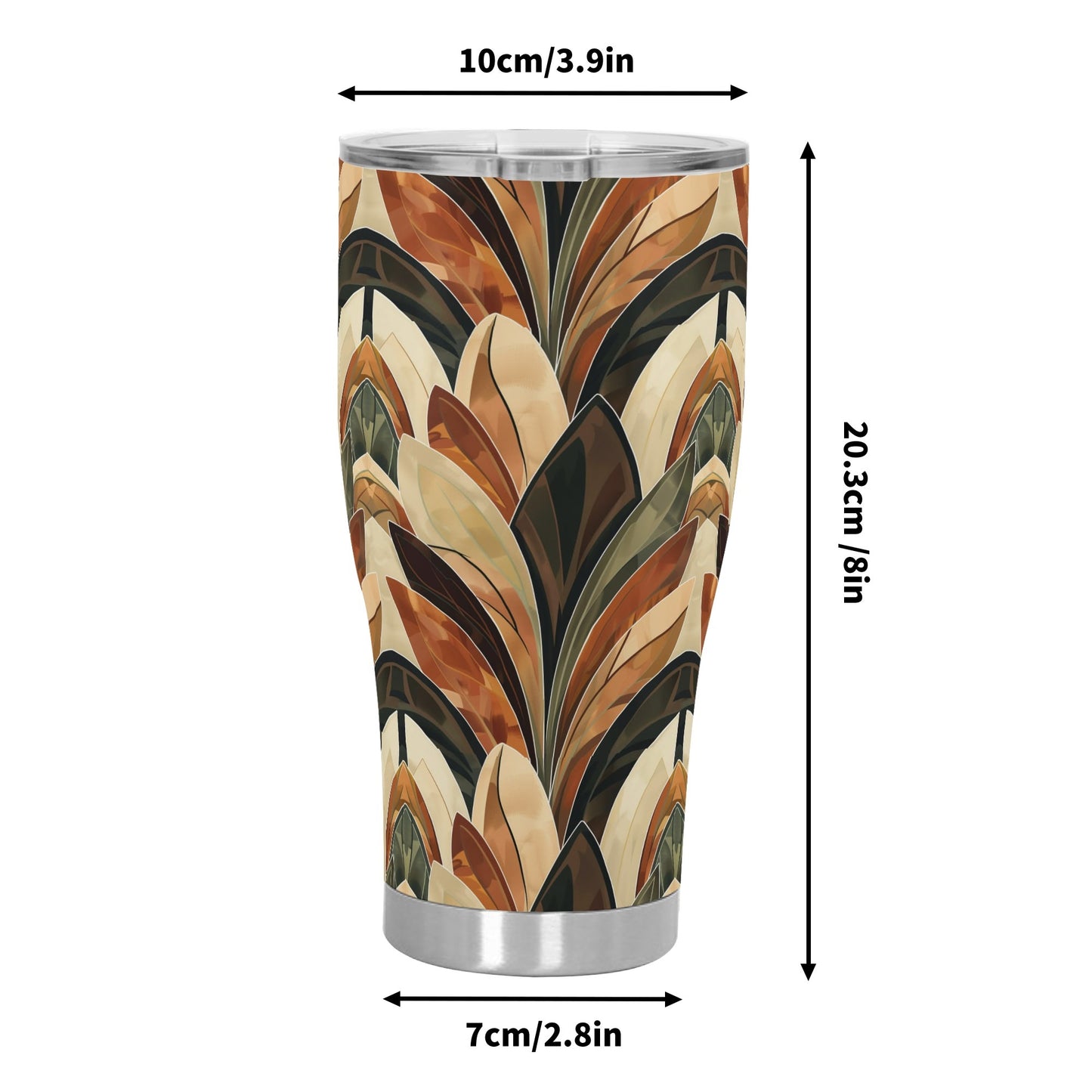 Autumnal Flora Stainless Steel Tumbler 30oz