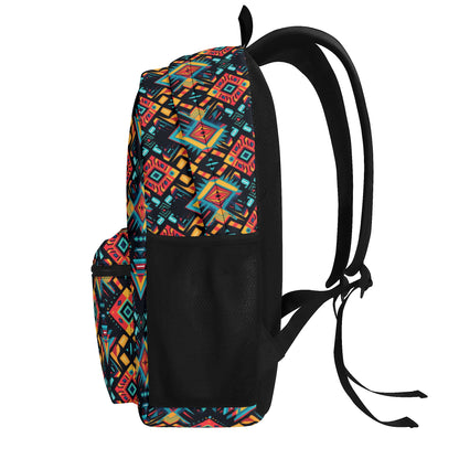 Neon Tribal Fusion Vintage Backpack