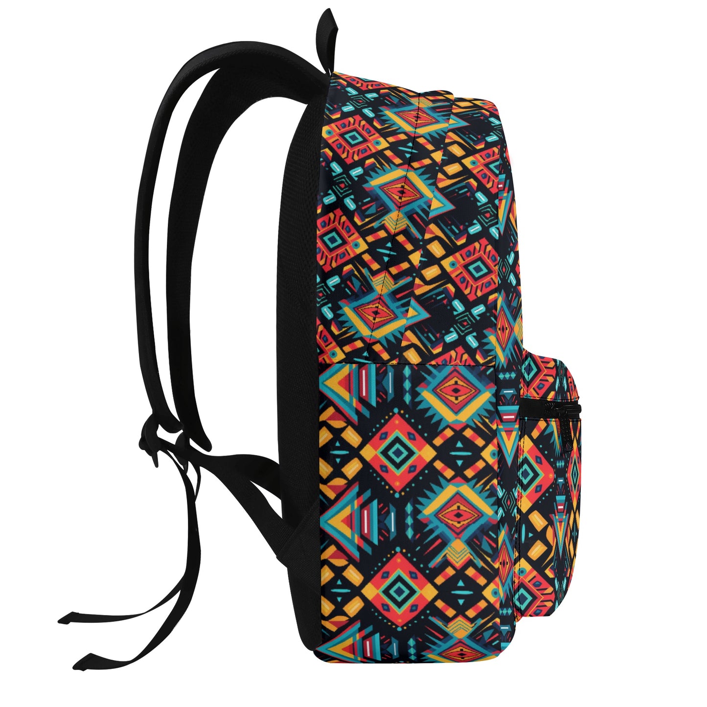 Neon Tribal Fusion Vintage Backpack