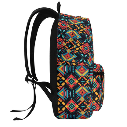 Neon Tribal Fusion Vintage Backpack