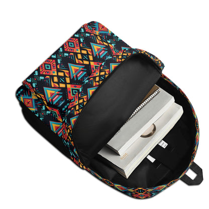 Neon Tribal Fusion Vintage Backpack