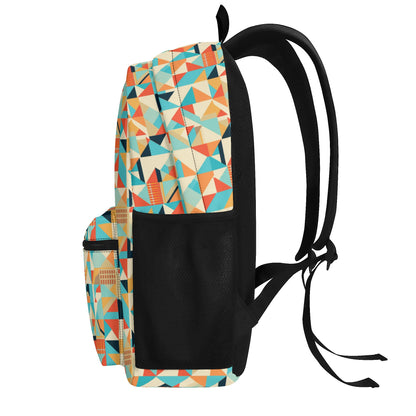 Urban Rhythm Geometric Vintage Backpack