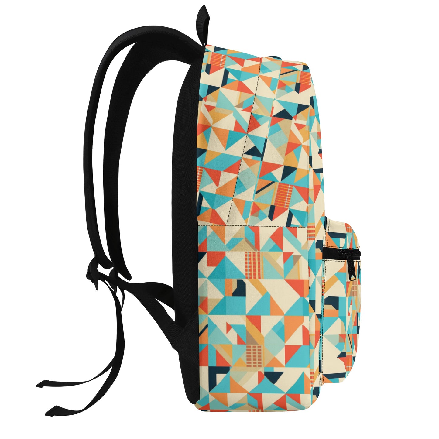 Urban Rhythm Geometric Vintage Backpack