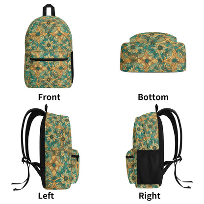 Aurora Floral Harmony Vintage Backpack