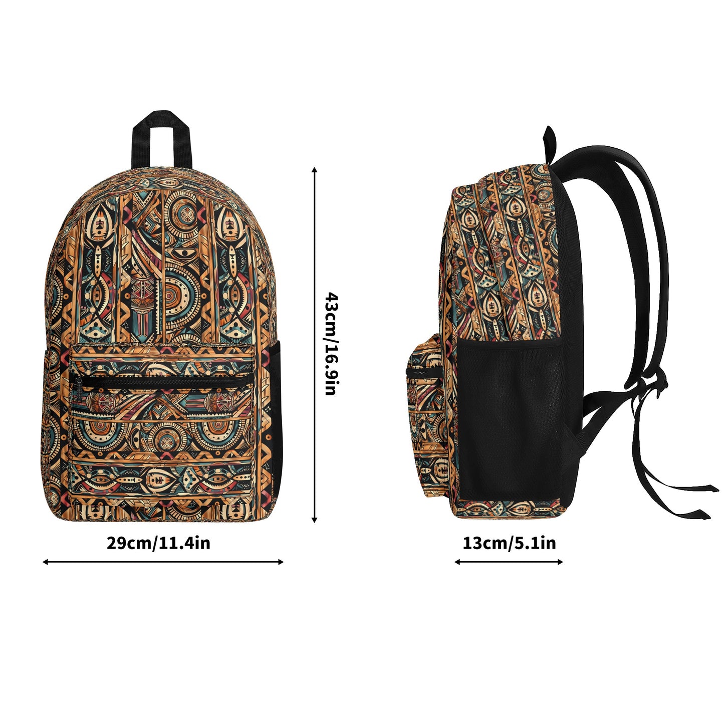 Tribal Rhythms Vintage Backpack