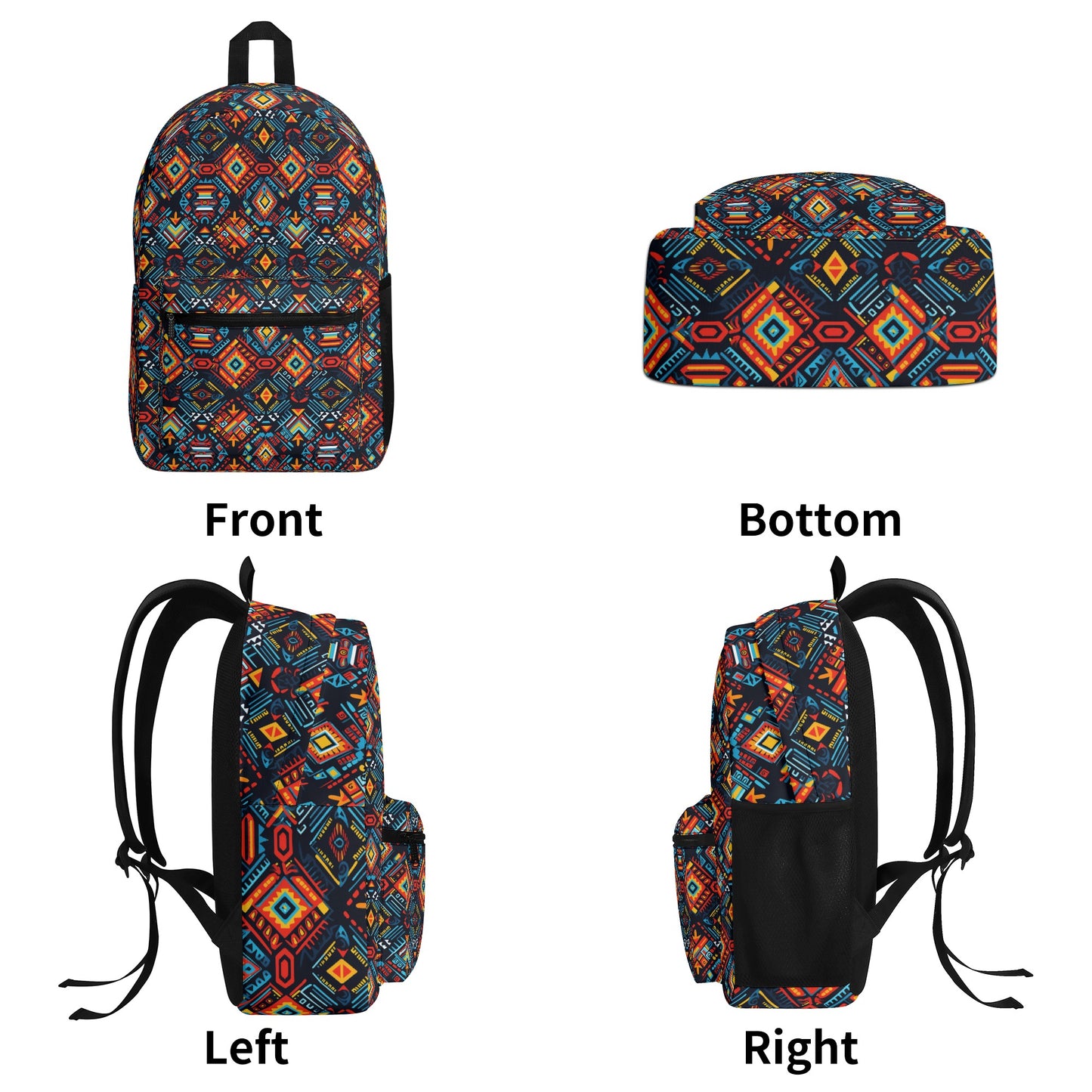 Tribal Mosaic Explorer Vintage Backpack