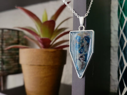 Blue Apatite Stone Pendant