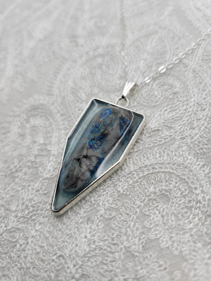 Blue Apatite Stone Pendant