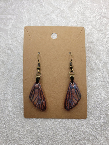 Butterfly Wing Iridescent Earrings