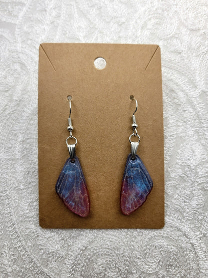 Butterfly Wing Iridescent Earrings