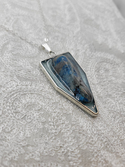 Blue Apatite Stone Pendant